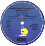 Frankie Goes To Hollywood – Warriors (Turn Of The Knife Mix) 12'' Maxi Single Plak - Görsel 4