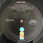 Jorge Ben – Samba Nova LP Plak - Görsel 4