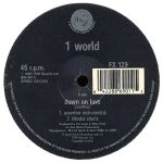 1 World – Down On Love 12'' Maxi Single Plak (Acid Jazz) - Görsel 2