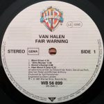 Van Halen – Fair Warning LP Plak - Görsel 3