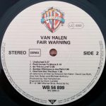 Van Halen – Fair Warning LP Plak - Görsel 4