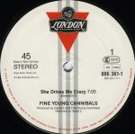 Fine Young Cannibals – She Drives Me Crazy 12'' Maxi Single Plak - Görsel 3