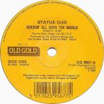 Status Quo – Rockin' All Over The World / Paper Plane 45lik Plak - Görsel 3