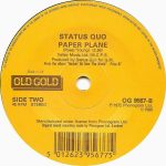 Status Quo – Rockin' All Over The World / Paper Plane 45lik Plak - Görsel 4