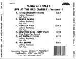 Fania All Stars – Live At The Red Garter Vol.1 CD - Görsel 2