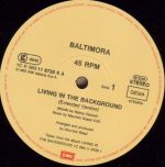 Baltimora – Living In The Background 12'' Maxi Single Plak - Görsel 3