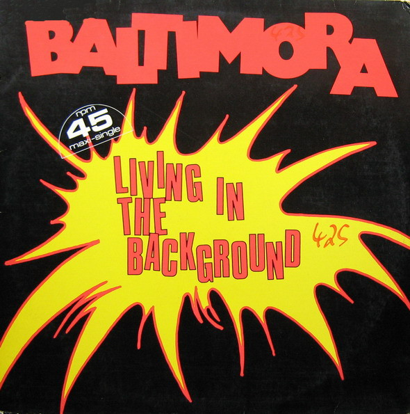Baltimora – Living In The Background 12'' Maxi Single Plak