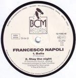 Francesco Napoli – Balla..Balla! - Italian Hit Connection 12'' Maxi Single Plak - Görsel 4