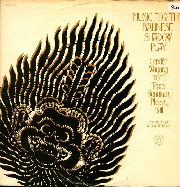 Gendèr Wayang From Teges Kanyinan, Pilatan, Bali – Music For The Balinese Shadow Play LP Plak