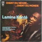 Lamine Konté – Chant Du Nègre... ...Chant Du Monde LP Plak
