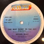 Michael Heart – One Way Ticket To The Sky 12'' Maxi Single Plak - Görsel 4