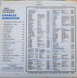 Charles Aznavour – Mes Premieres Chansons LP Plak - Görsel 2
