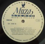 Krzysztof Penderecki, Konstanty Andrzej Kulka – Koncert Skrzypcowy • Violin Concerto LP Plak - Görsel 3