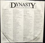 Dynasty – Adventures In The Land Of Music LP Plak - Görsel 6