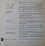 Afrika Tanzt Und Singt (Vom Tam-Tam Zum Jazz) LP Plak - Görsel 2