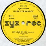 Luisa Fernandez – Lay Love On You (Remake '87) 12'' Maxi Single Plak - Görsel 3