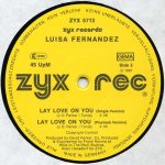 Luisa Fernandez – Lay Love On You (Remake '87) 12'' Maxi Single Plak - Görsel 4