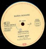 Saâda Bonaire – You Could Be More As You Are / Invitation / Funky Way 12'' Maxi Single Plak - Görsel 2
