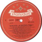 Elvis Hits In Deutsch, Folge 2 LP Plak - Görsel 3